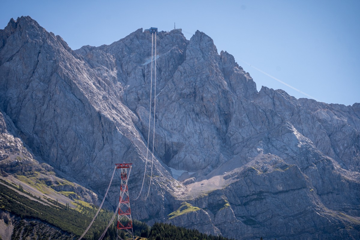 Podpěrný sloup lanovky Zugspitze