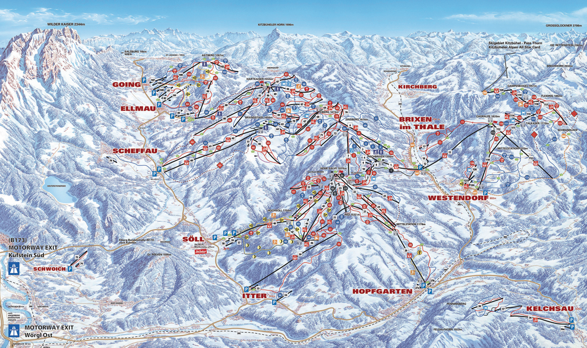 Skiwelt Wilder Kaiser - Brixental - Tyrolsko