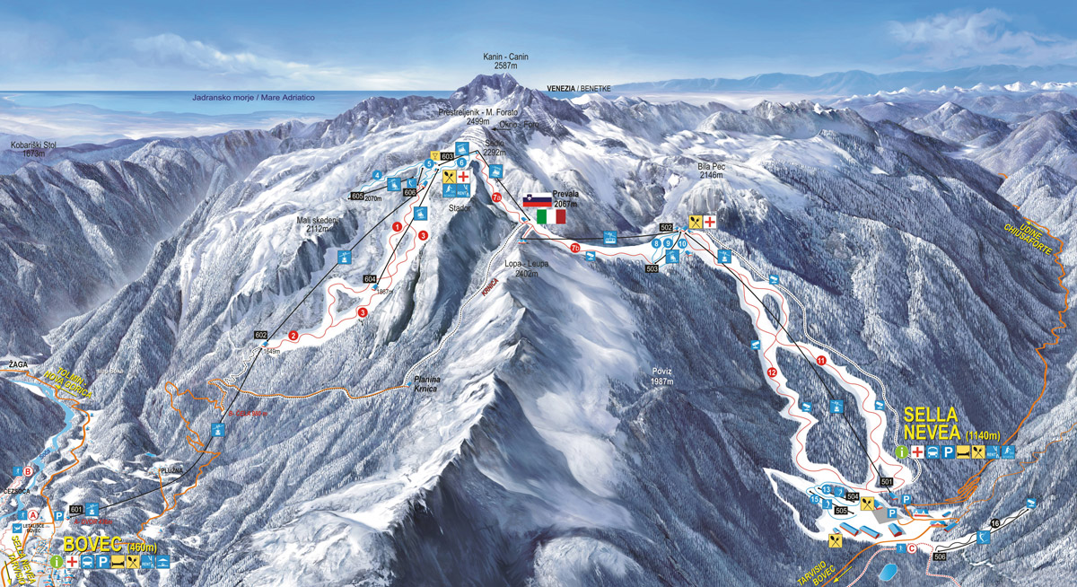 Sella Nevea - Friuli Skiregion