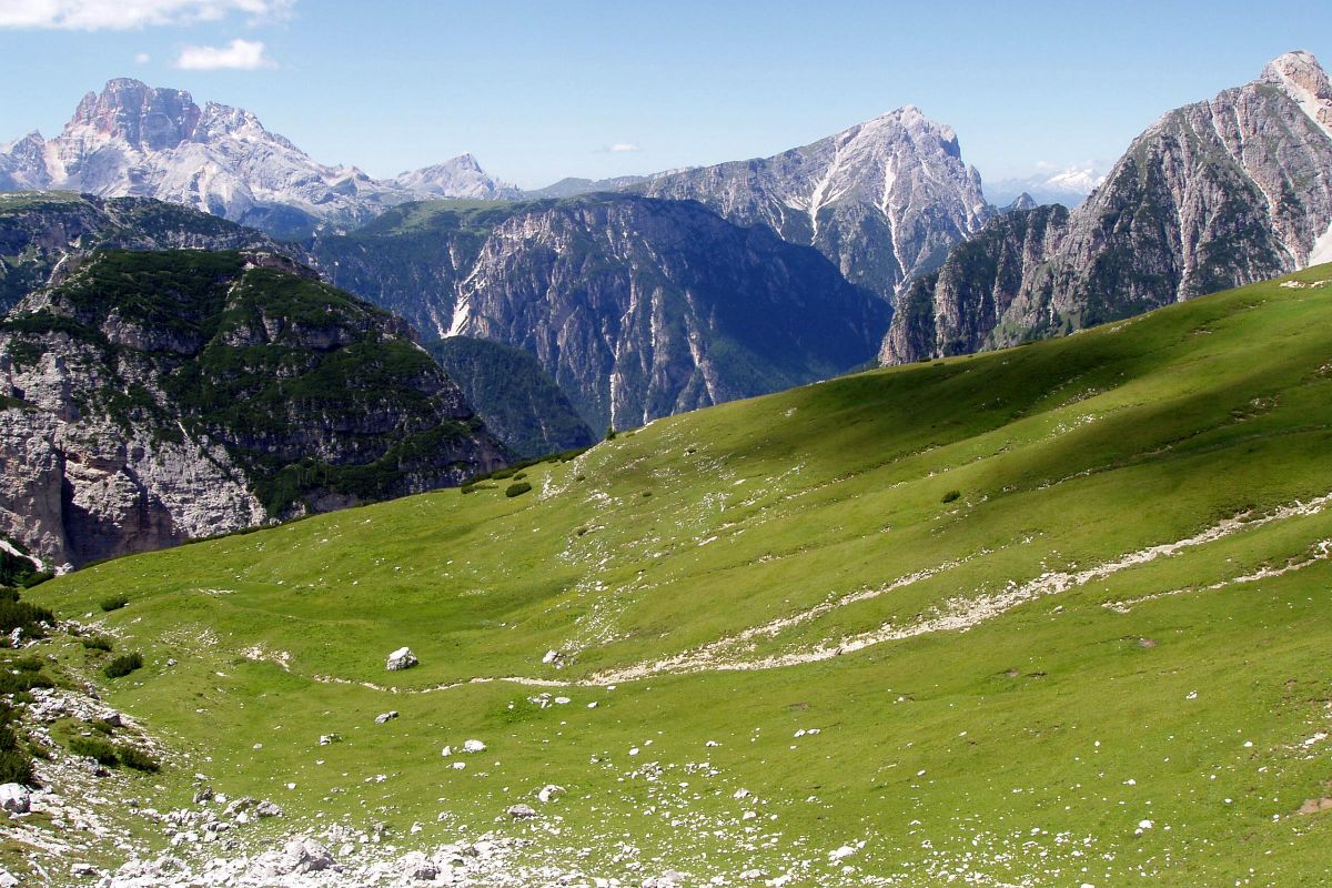 Výhledy do okolí Tre Cime