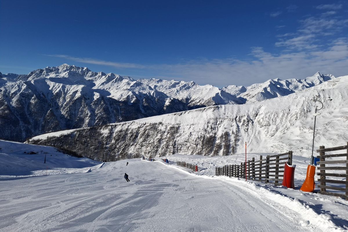 Lyžařská pohoda na dohled Grossglockneru