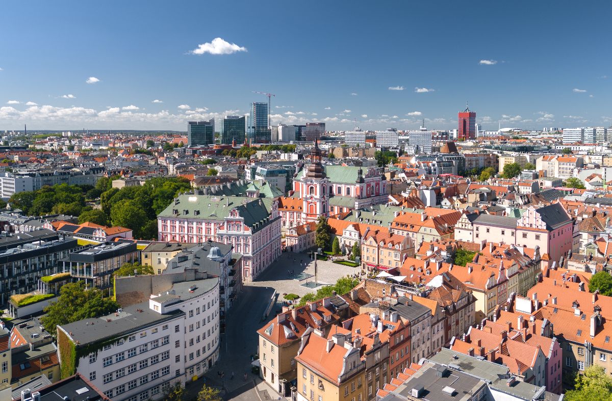 Celkový pohled na Poznaň
