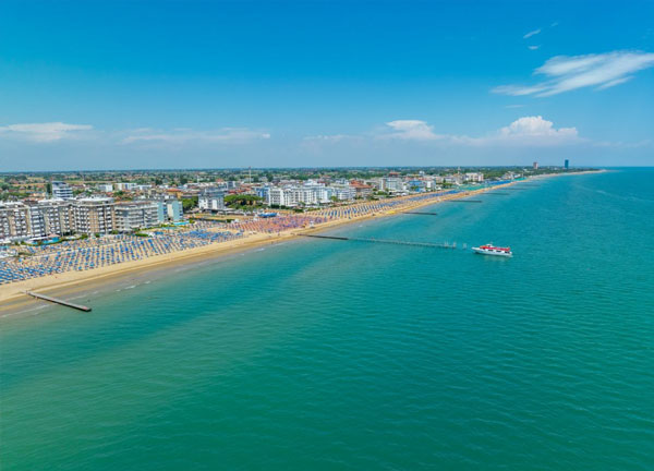 Dlouhá pláž Lido di Jesolo
