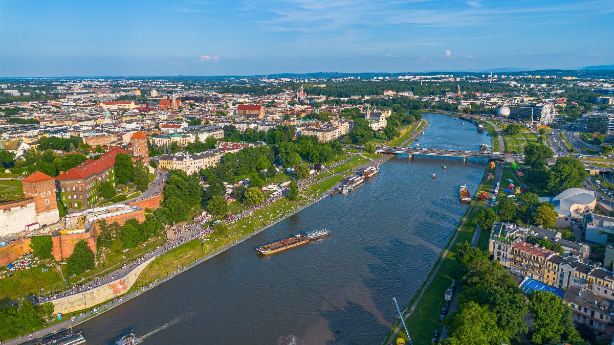 Krakov, panorama