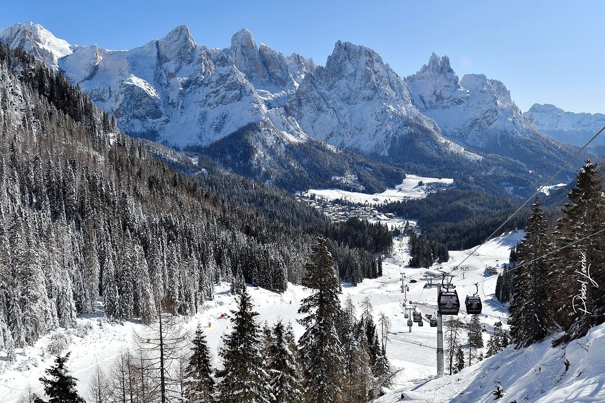 Lyžařské středisko San Martino di Castrozza / Passo Rolle