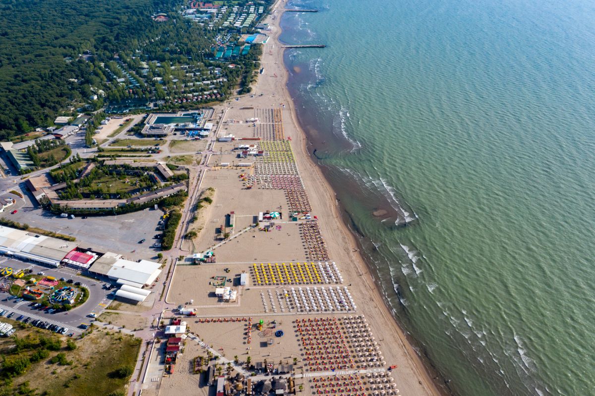 Pláž v Rosolina Mare
